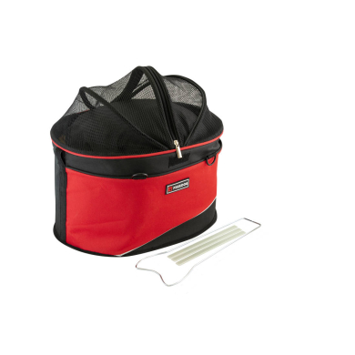 Freedog punane transpordikott rattale 38x28x36cm