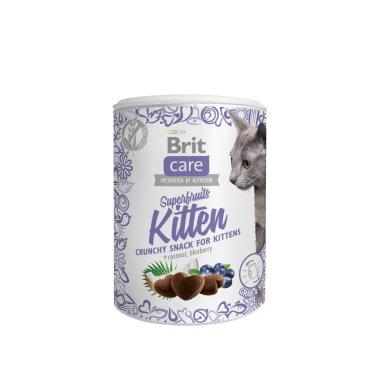Brit Care SuperFruits Kitten kassimaius kanaga 100g