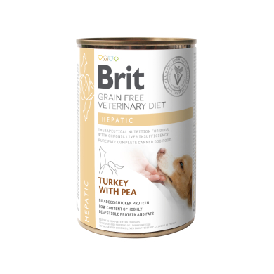 Brit Veterinary Diet Hepatic konserv koertele