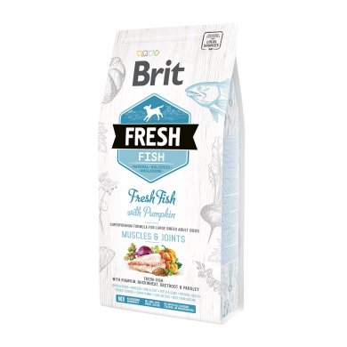 Brit Fresh Fish & Pumpkin Adult Large Muscles & Joints koeratoit 2,5 kg