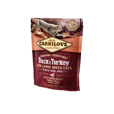 Carnilove Duck & Turkey for Large Breed kassitoit