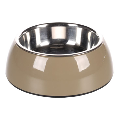 Flamingo sööginõu Divar taupe koerale L 900ml