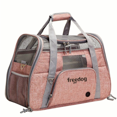 Freedog Crossworld transpordikott pruun 51x23x35cm