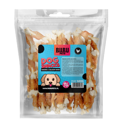 Bubu Pets koeramaius kaltsiumikondid kanaga 500g