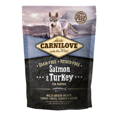 Carnilove Salmon & Turkey for Puppies koeratoit