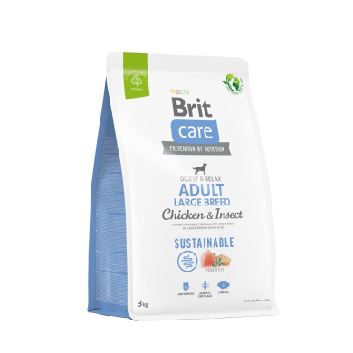 Brit Care Sustainable Adult Large Breed Chicken & Insect koeratoit