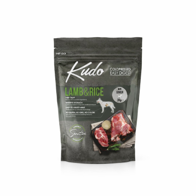Kudo Lamb & Rice Mini Junior k&uuml;lmpressitud koeratoit 3kg