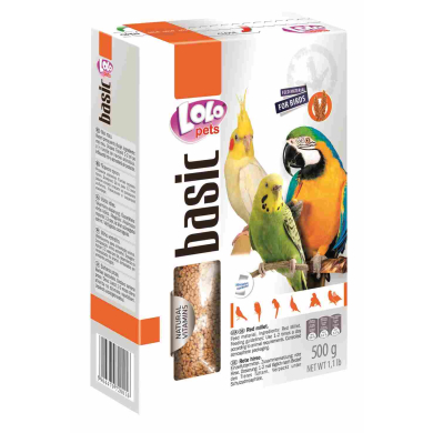 LoLo Pets Foody punase hirsi seemned lindudele 500g