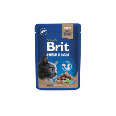 Brit Premium Liver märgtoit steriliseeritud kassidele 100g