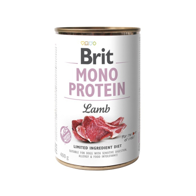 Brit Mono Protein Lamb konserv koertele 400g