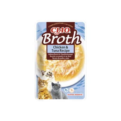Ciao Broth Chicken & Tuna märgtoit kassidele 40g