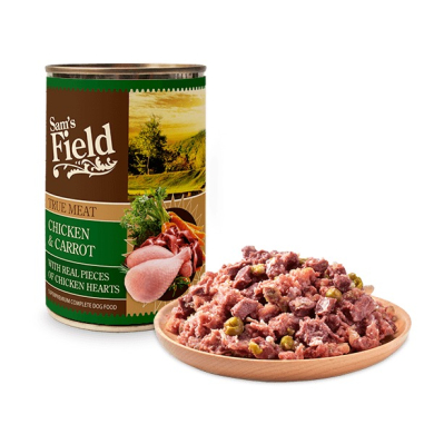 Sam's Field Chicken & Carrot konserv koertele 400g