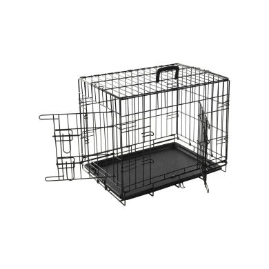 Flamingo must metallpuur Keo koerale S 43x63x49cm