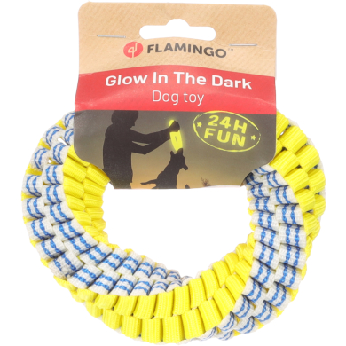 Flamingo Glowa helendav lelu koerale S 13x3,5cm