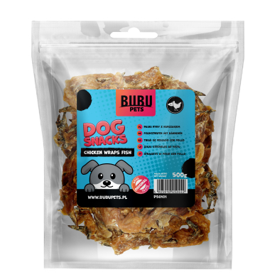 Bubu Pets koeramaius kalaribad kanaga 500g