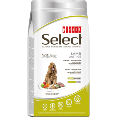 Select Adult Sensitive Lamb and Rice koeratoit