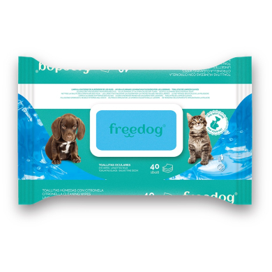 Freedog silmapuhastuslapid 40tk 28x18cm
