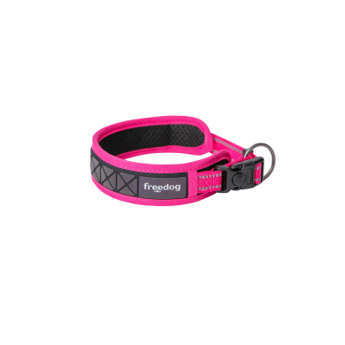 Freedog Boreal fuksiaroosa kaelarihm koerale 15mm x 30-42cm
