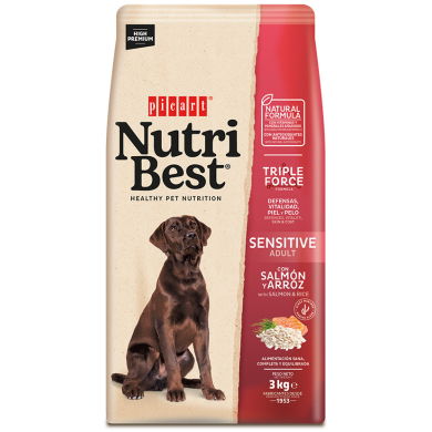 Nutribest Adult Sensitive Salmon & Rice koeratoit
