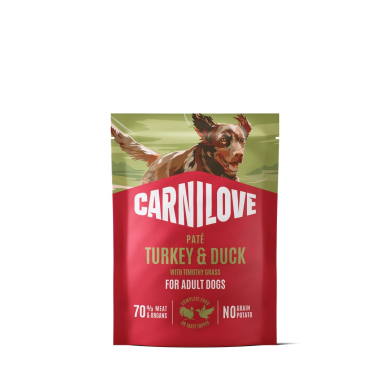 Carnilove Pate Turkey & Duck m&auml;rgtoit koertele 300g