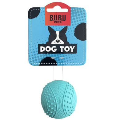 Bubu Pets piiksuga kummist pall koertele 6,5cm