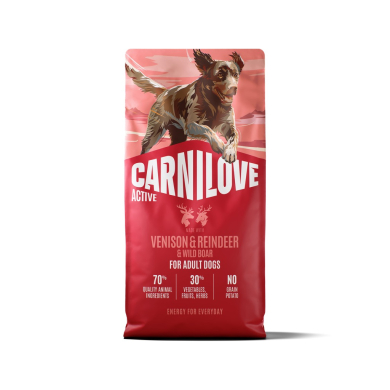 Carnilove Active Venison & Reindeer & Wild Boar koeratoit