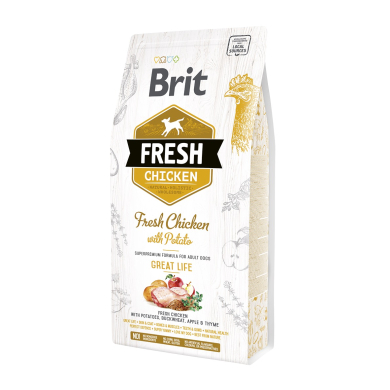 Brit Fresh Chicken with Potato Adult koeratoit