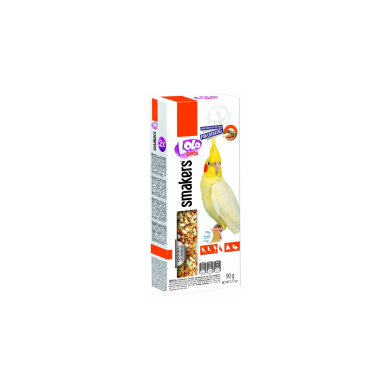 LoLo Pets Smakers maiusepulgad nümfkakaduudele pähklitega 2tk 90g