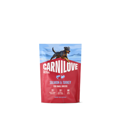 Carnilove Active Salmon & Turkey Adult Small Breed koeratoit 1,5kg