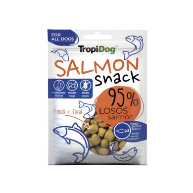 TropiDog Salmon Snack koeramaius 70g