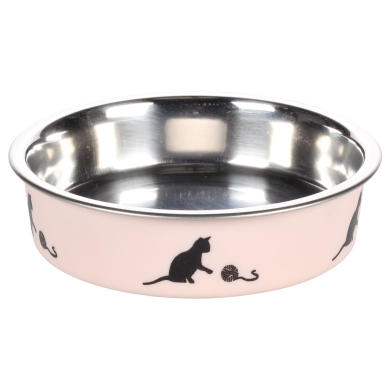 Flamingo libisemisvastase põhjaga roosa kauss kassile ø 11cm - 180ml