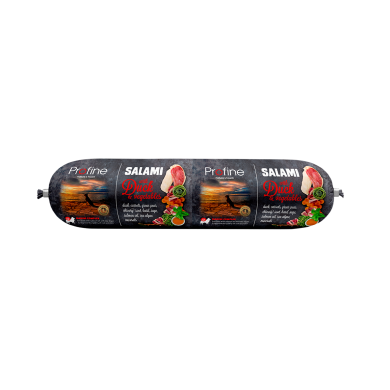 Profine Duck & Vegetables Salami vorst koertele 800g