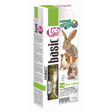 LoLo Pets Smakers maiusepulgad närilistele ja jänestele lutserniga 2tk 110g