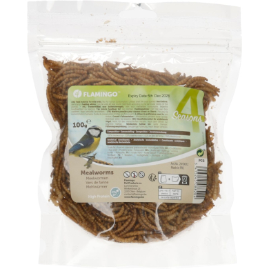 Flamingo kuivatatud jahuussid metslindudele 100g