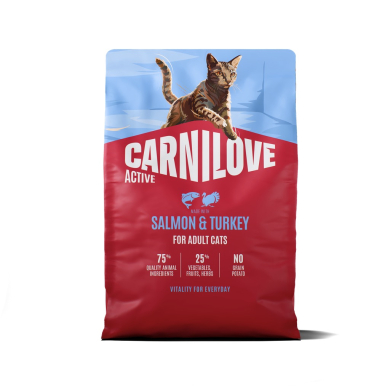 Carnilove Active Salmon & Turkey Adult kassitoit