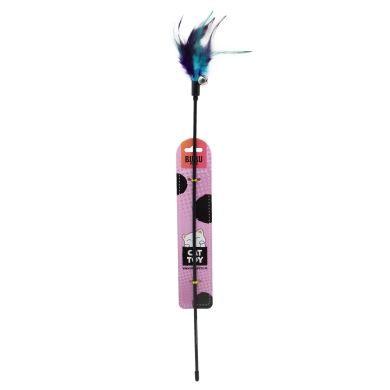 Bubu Pets kassiõng värviliste sulgedega 55cm (assortii)