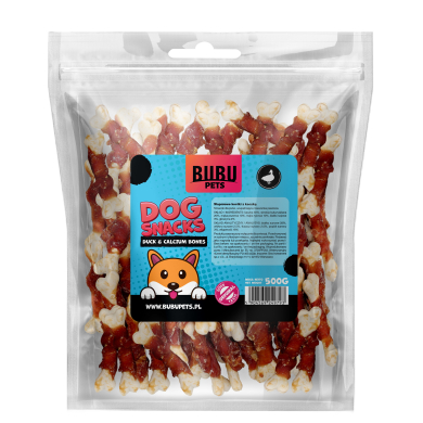 Bubu Pets koeramaius kaltsiumikondid pardiga 500g