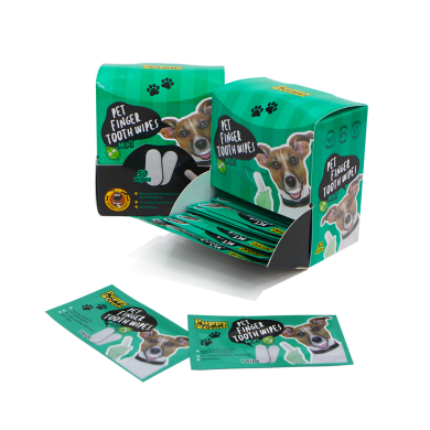 Puppy Crush hambapuhastussalvrätik piparmünt 50 tk