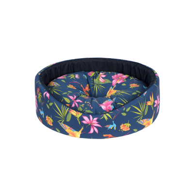 Cazo Foam Bed Cotton Flower pesa koertele
