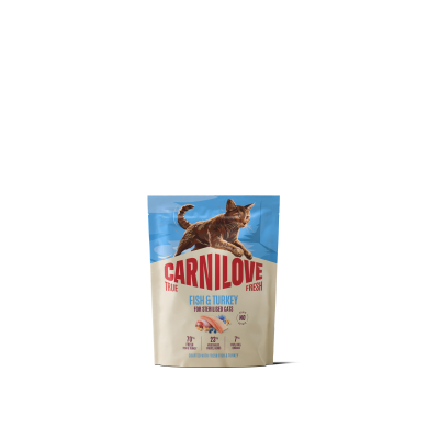 Carnilove True Fresh Fish & Turkey Adult Sterilised kassitoit 0,4kg