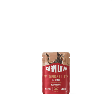 Carnilove Wild Boar Gravy with Chamomile m&auml;rgtoit kassidele 85g