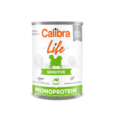 Calibra Life Sensitive Rabbit konserv koertele 400g