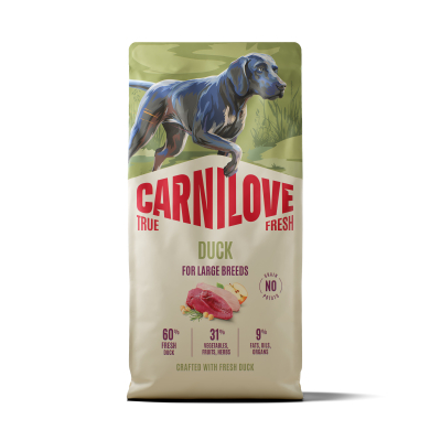 Carnilove True Fresh Duck Large Breed koeratoit 12kg