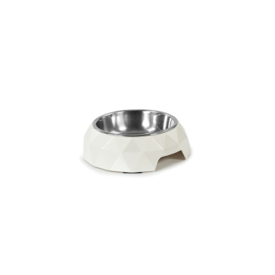 Record valge melamiinist alusega kauss koerale ø 18cm - 350ml