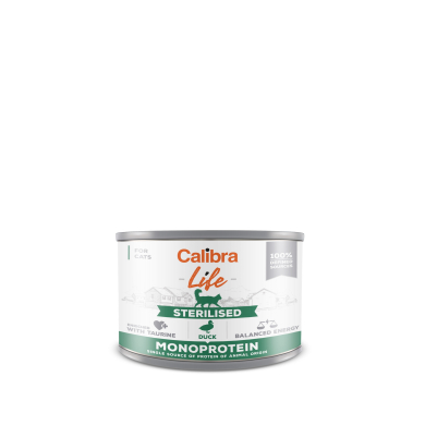 Calibra Life Sterilised Duck konserv kassidele 200g