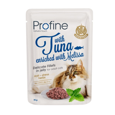 Profine Cat Pouch Tuna in Jelly m&auml;rgtoit kassidele 85g