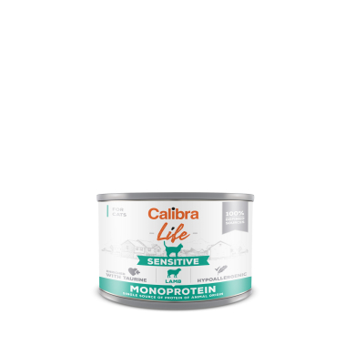 Calibra Life Sensitive Lamb konserv kassidele 200g