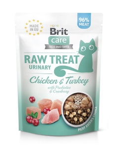 Brit Care Raw külmkuivatatud maius Urinary steriliseeritud kassidele 40g