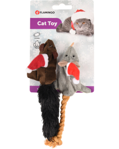 Flamingo krabisevad jõuluhiired kassidele 2tk