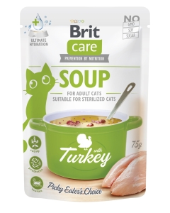 Brit Care Soup with Turkey kalkunisupp kassidele 75g